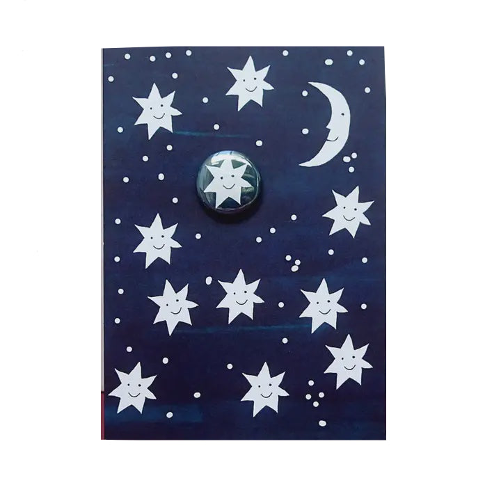 Card With Badge - Happy Stars