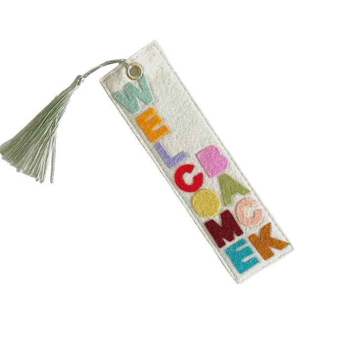 Felt Bookmark - Welcome Back