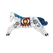 Capiz Shell Art Tile - Paloma - White Horse