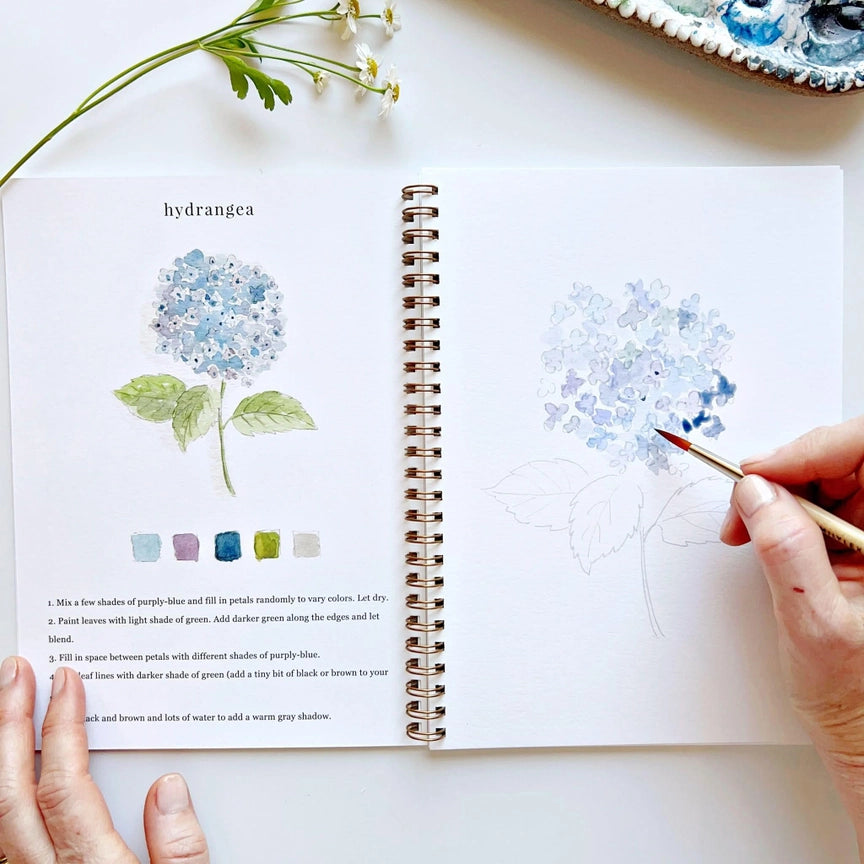 Watercolour Workbook - Flowers