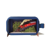 Message In A Bottle 3D Cut Art Card - Hogwarts Express