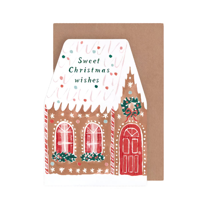 Gingerbread House Christmas Card
