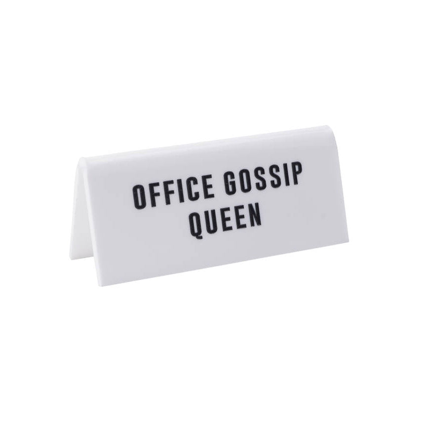 Desk Sign - Office Gossip Queen