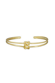 Double Knot Bangle - Gold