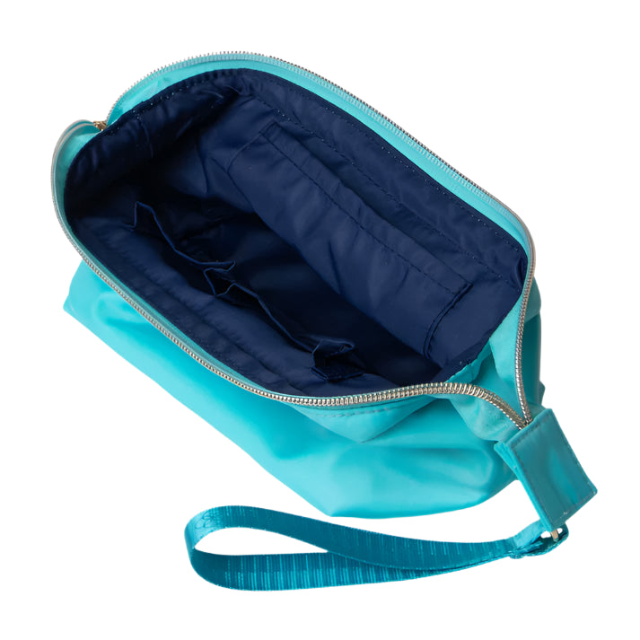 Medium Makeup Bag - Splash Aqua
