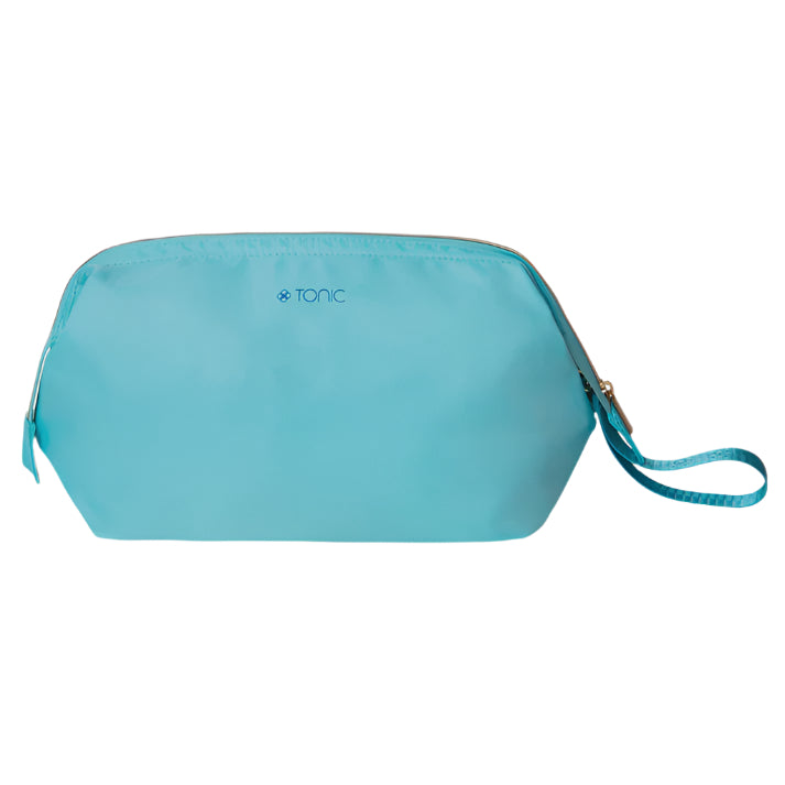 Large Makeup Bag - Splash Aqua
