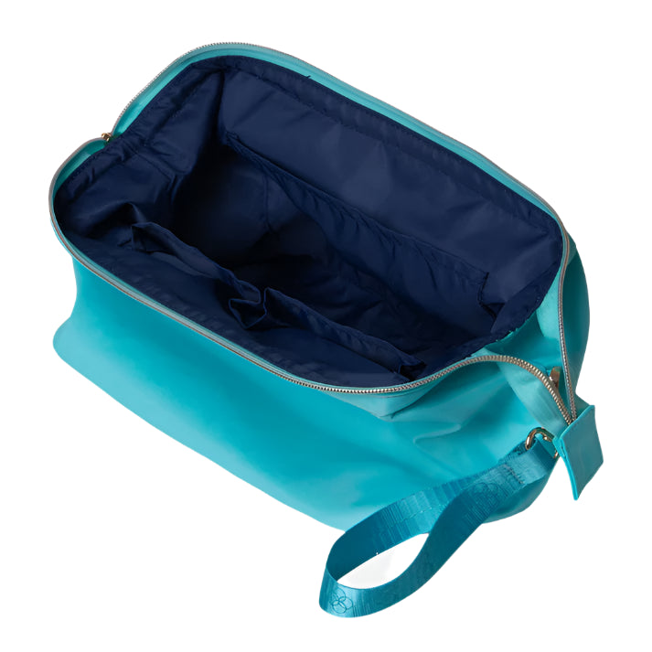 Large Makeup Bag - Splash Aqua