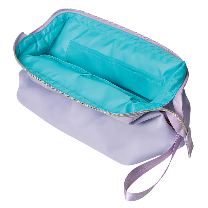 Large Makeup Bag - Splash Lilac