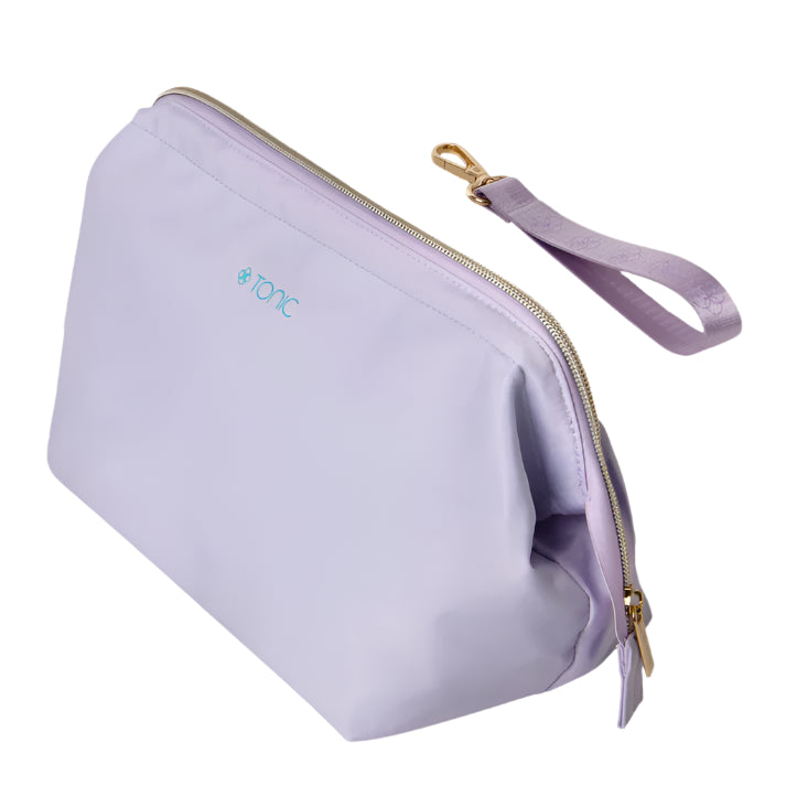 Large Makeup Bag - Splash Lilac