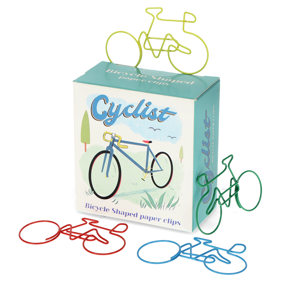 Cyclist Paper Clips