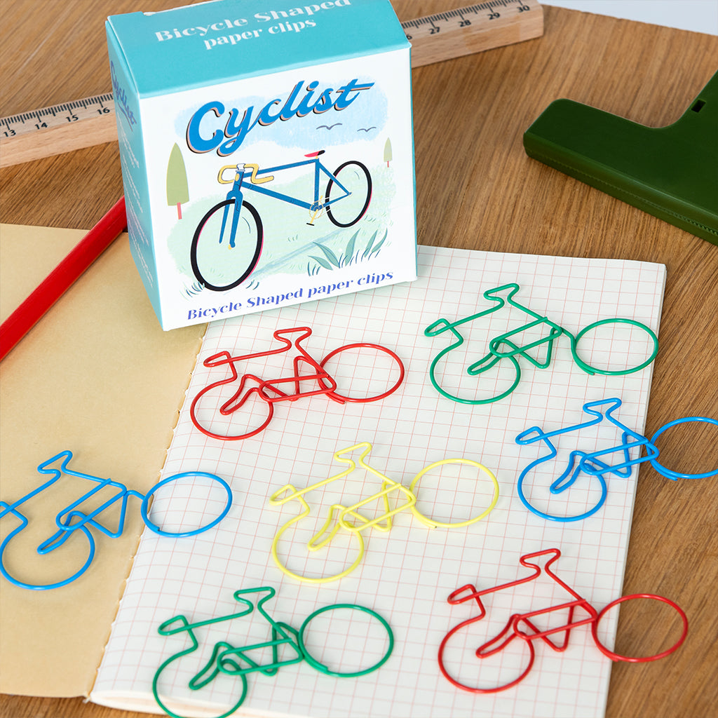 Cyclist Paper Clips