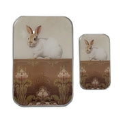 Notions Tin Small - Sweet White Bunny