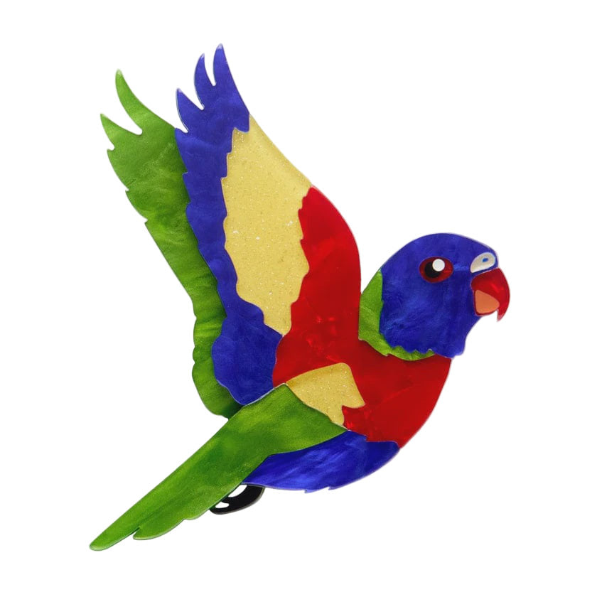 Lulu the Lorikeet Brooch