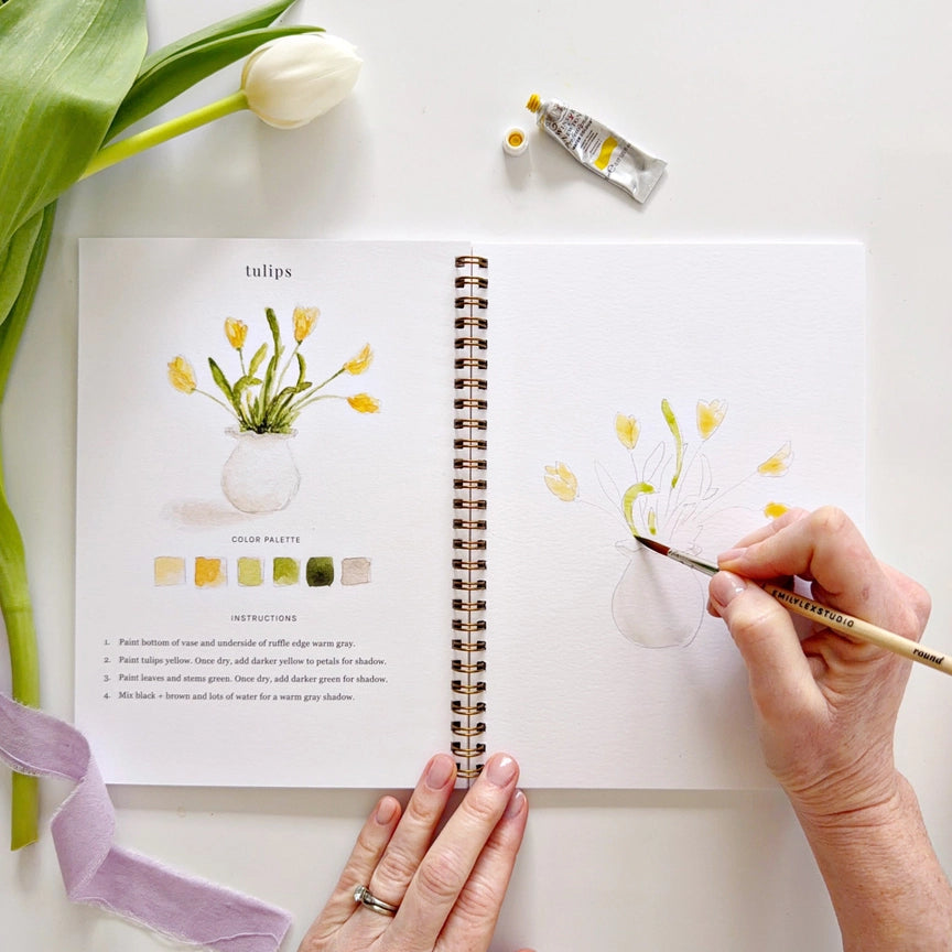Watercolour Workbook - Flowers