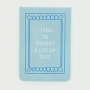 Leatherette Pocket Journal - I Tend To Forget