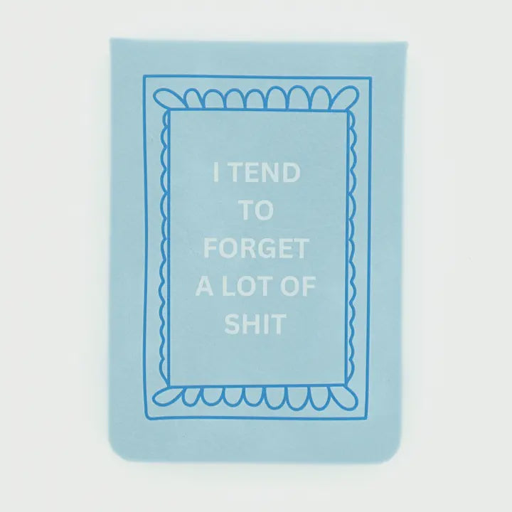 Leatherette Pocket Journal - I Tend To Forget