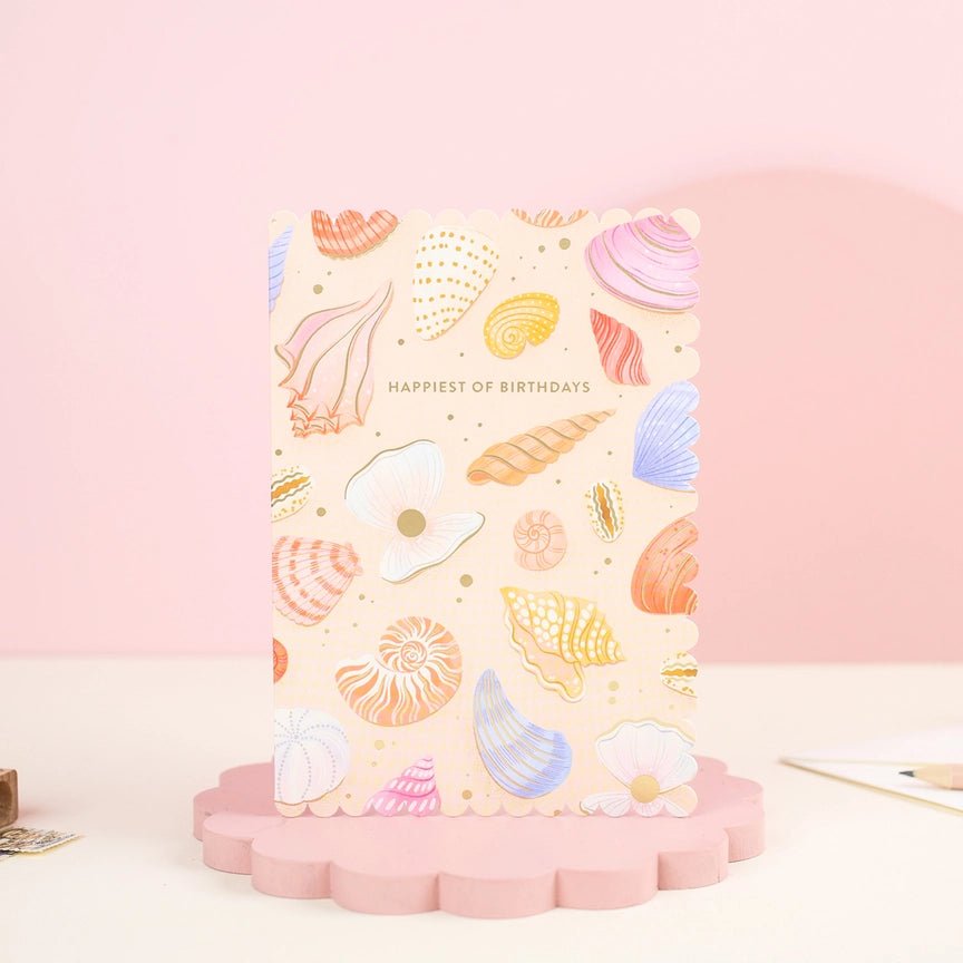 Happiest of Birthdays Shell Card