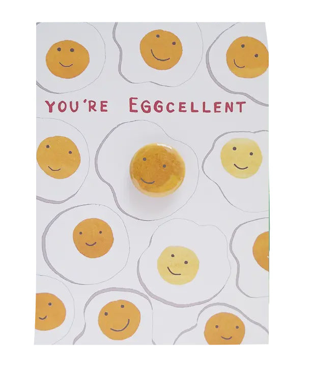 Card With Badge - Eggcellent Eggs