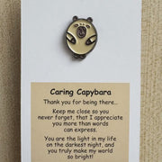 Little Joys Pin - Caring Capybara