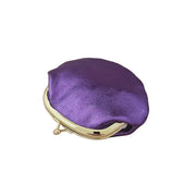 Retro Leather Clasp Purse - Violet