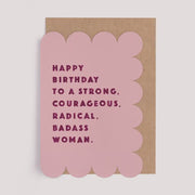 Radical Badass Birthday Card
