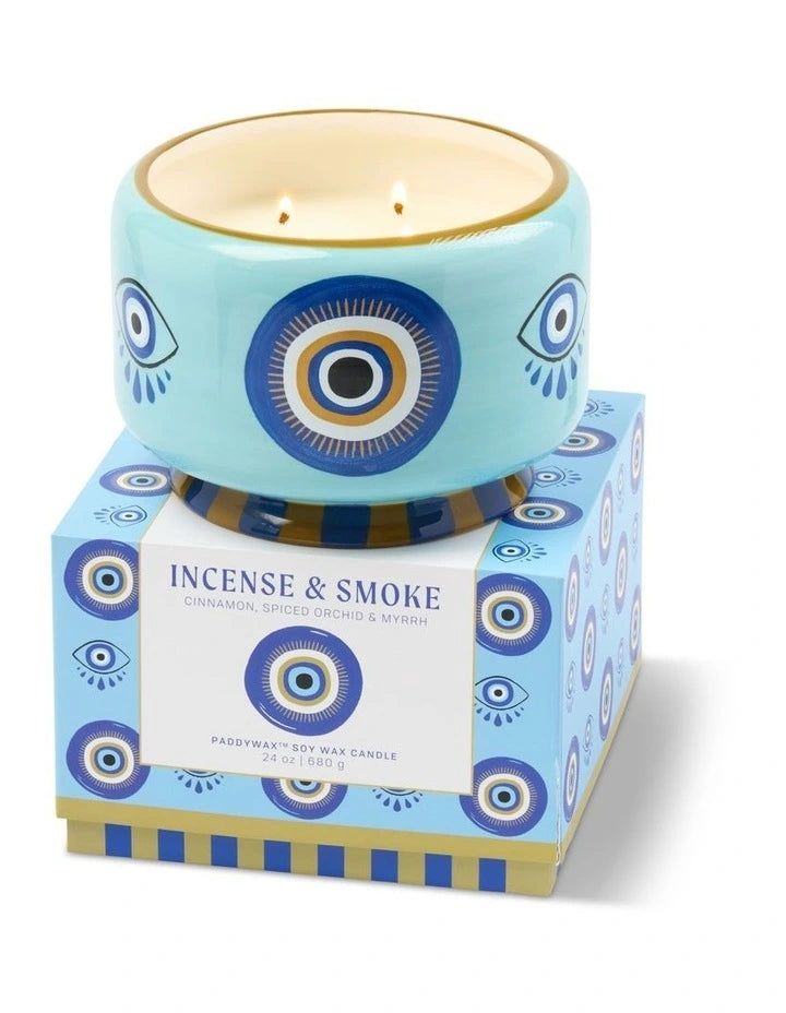 A Dopo Large Candle - Eye (Incense & Smoke)