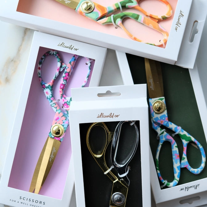 Designer Scissors - Marbled Rainbow