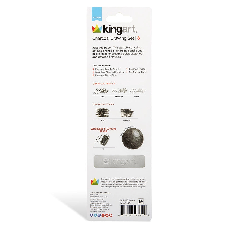Sketch & Draw Tin Set - 8 Piece