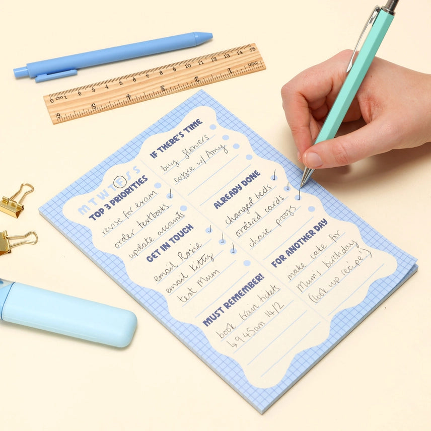 A5 Notepad - Wiggle Day Planner