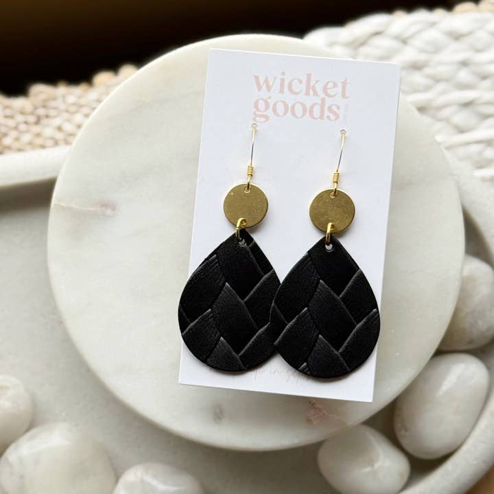 Dew Drop Earrings - Western Braid