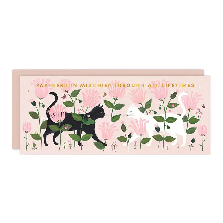 Partners In Mischief Greeting Card