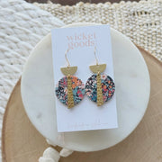Crest Drop Earrings - Mountain Meadow