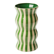 Palma Vase - Green Stripe