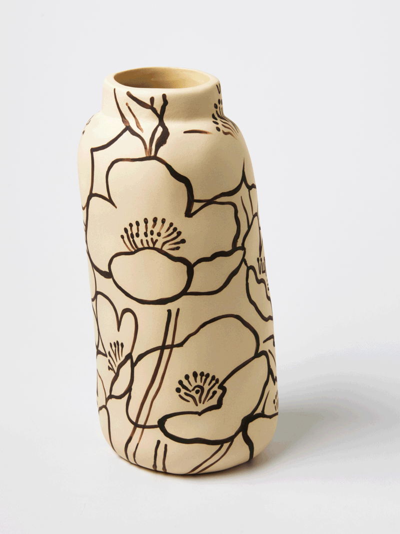 Tender Tall Vase - Poppy