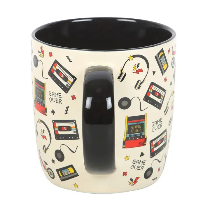 Rounded Ceramic Mug - Retro 80s