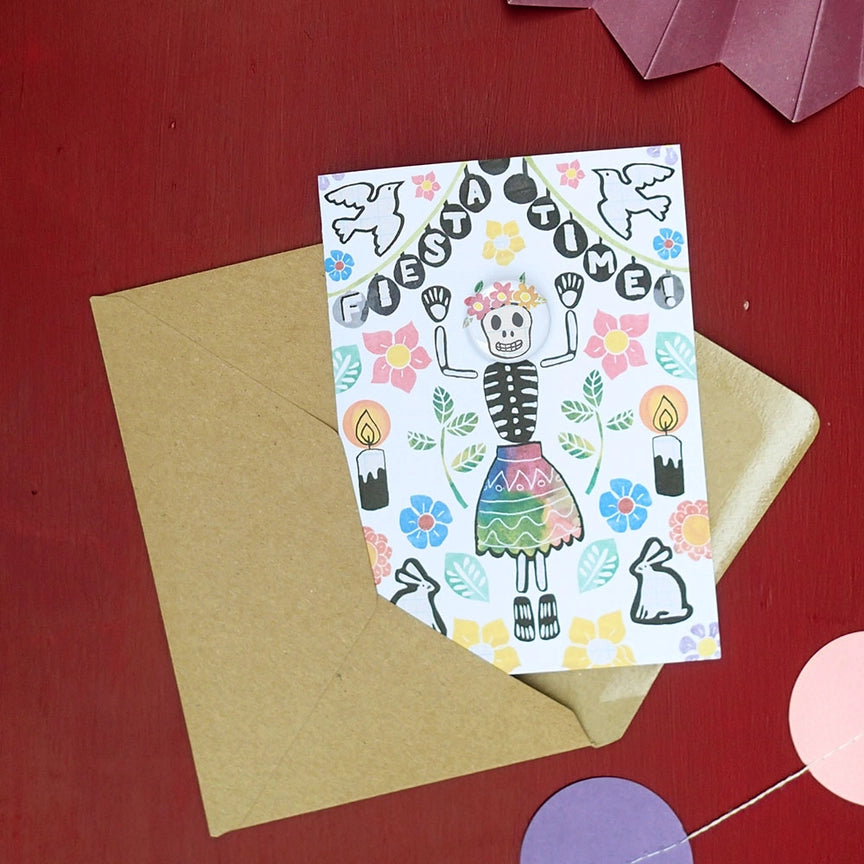 Card With Badge - Fiesta Time