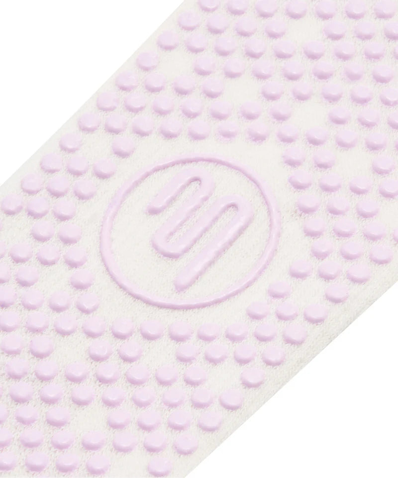 Crew Grip Socks - Pilates Club Ivory