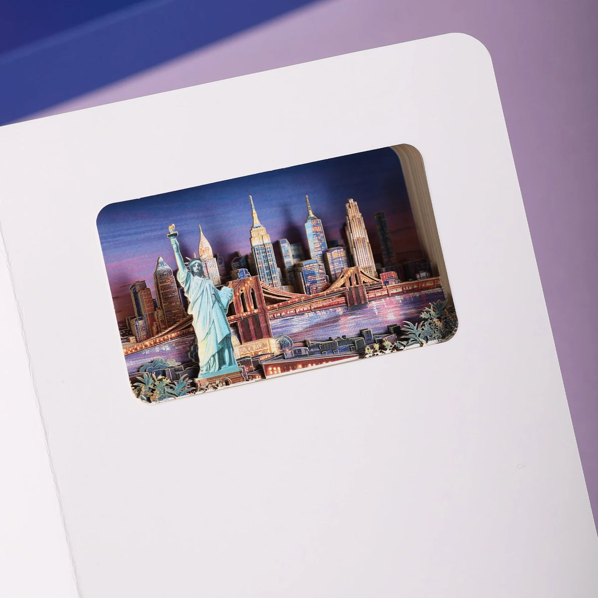 3D Paper Art Notebook - New York