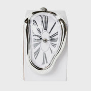 Melting Clock - Chrome