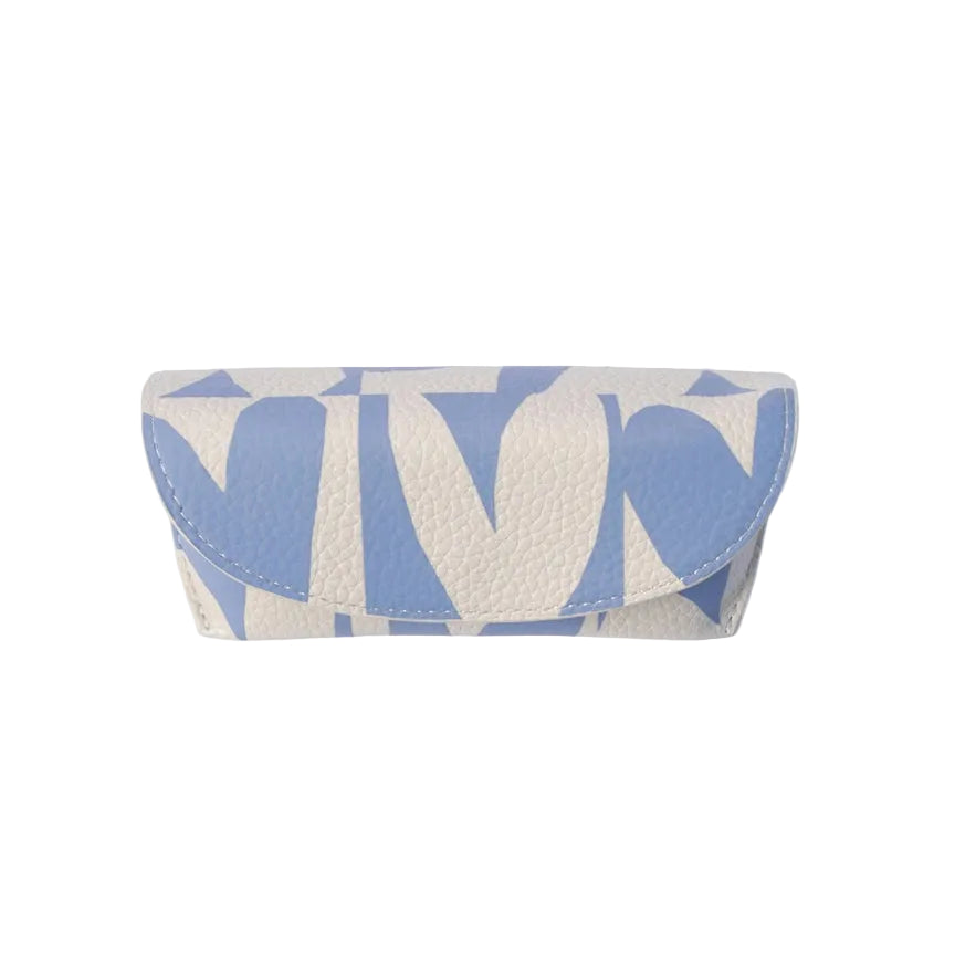 CG Flap Glasses Case - Blue Checkmate