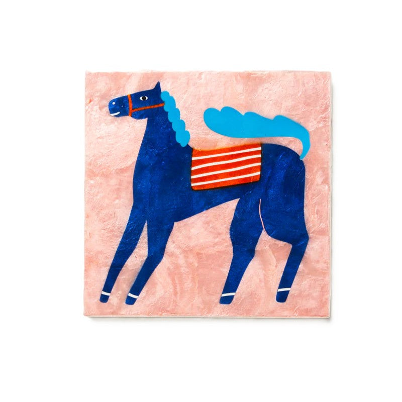 Capiz Shell Art Tile - Superette - Pony
