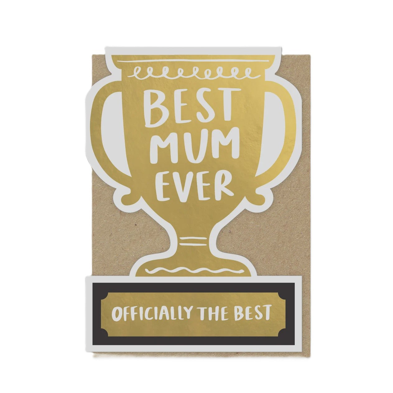 Best Mum Trophy Card