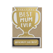 Best Mum Trophy Card