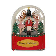Cut Art Card - Nutcracker Snow Globe
