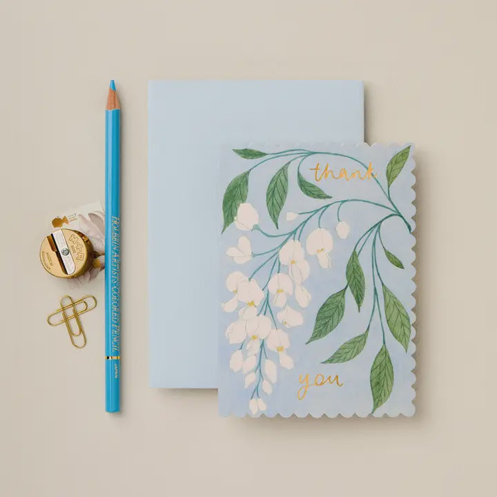 Wisteria Thank You Card