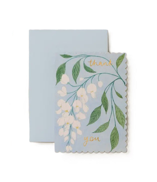 Wisteria Thank You Card