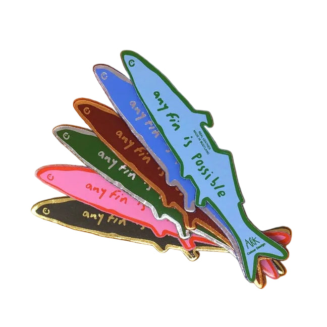 Fish Bookmark - Dark Green