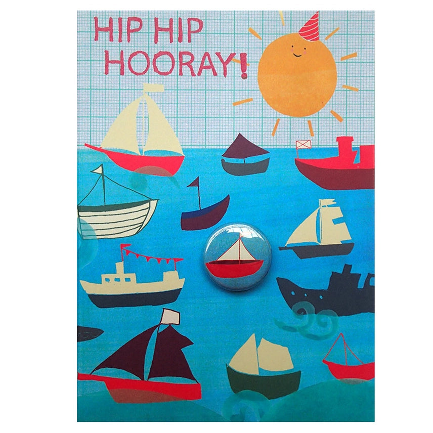 Card With Badge - Sunny Hip Hip Hooray