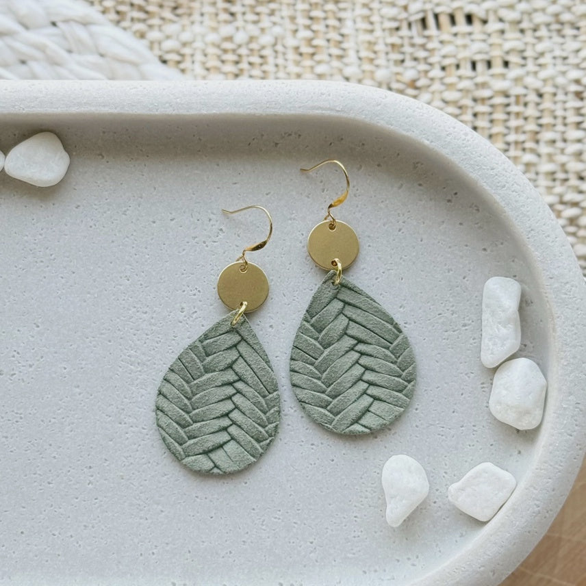 Dew Drop Earrings - High Desert Sagebrush