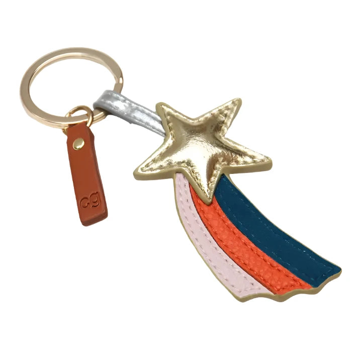 CG Vegan Leather Keyring  - Shine Bright
